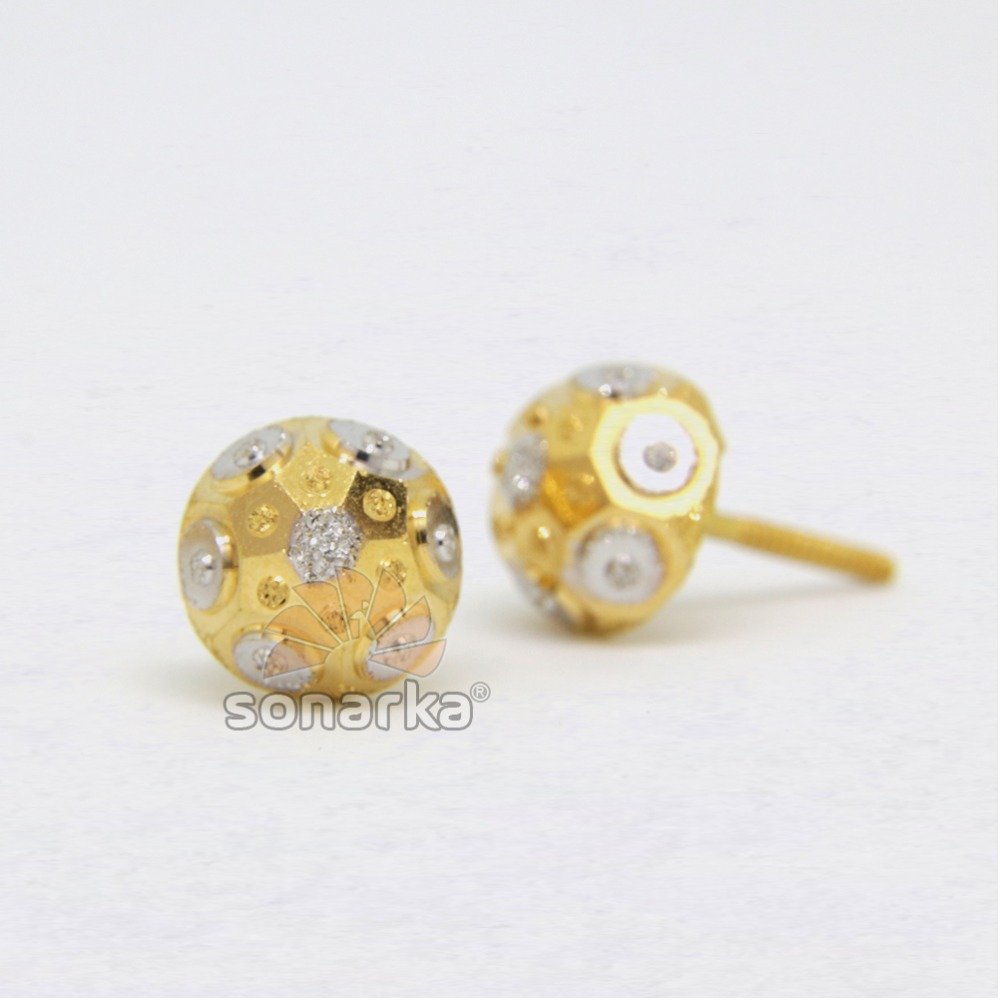 22KT Gold Casting Studs