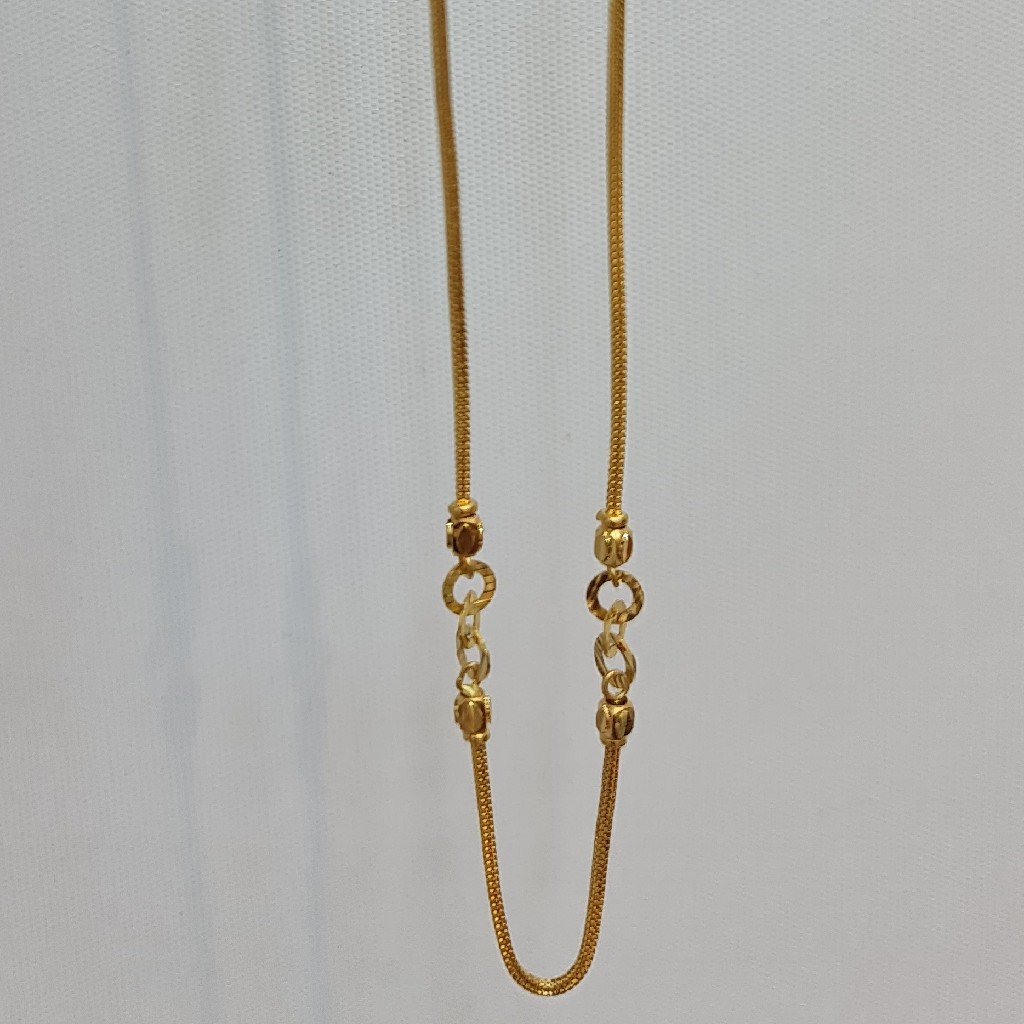 22kt Gold vertical Mala