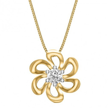 Sparkling Snowflake Diamond Earrings Studs in Rose Gold 